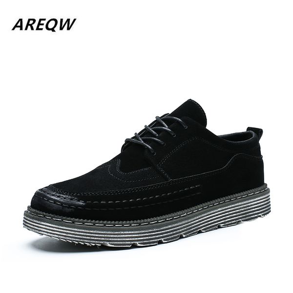 2020 spring and autumn breathable flat bottom new wear-resistant shallow mouth men's retro leather casual shoes, Black
2020 spring and autumn breathable flat bottom new wear-resistant shallow mouth men's retro leather casual shoes, Black