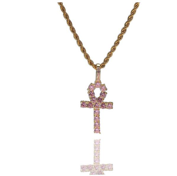 new designer luxurious pink zircon key cross pendant accessories fashionable personality exquisite hip-hop couple necklace jewelry, Silver
new designer luxurious pink zircon key cross pendant accessories fashionable personality exquisite hip-hop couple necklace jewelry, Silver