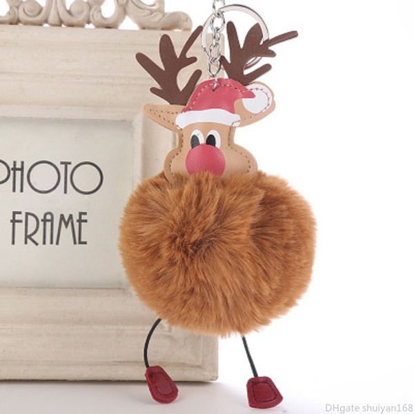 christmas elk pendant keychain pompom fur ball key chains xmas ornaments party key rings favors new year jewelry accessories, Slivery;golden
christmas elk pendant keychain pompom fur ball key chains xmas ornaments party key rings favors new year jewelry accessories, Slivery;golden