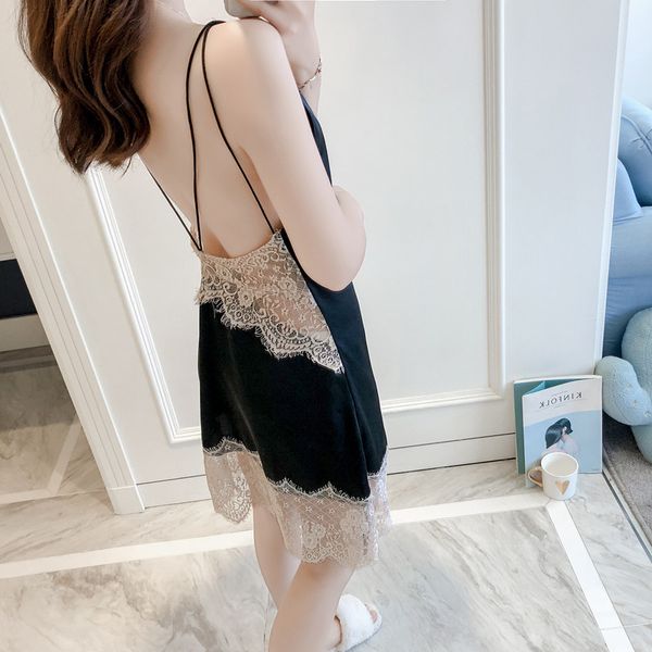 summer women backless temptation lace halter nightdress silk nightclub girl pajamas intimate lingerie silky bathrobe, Black;red
summer women backless temptation lace halter nightdress silk nightclub girl pajamas intimate lingerie silky bathrobe, Black;red