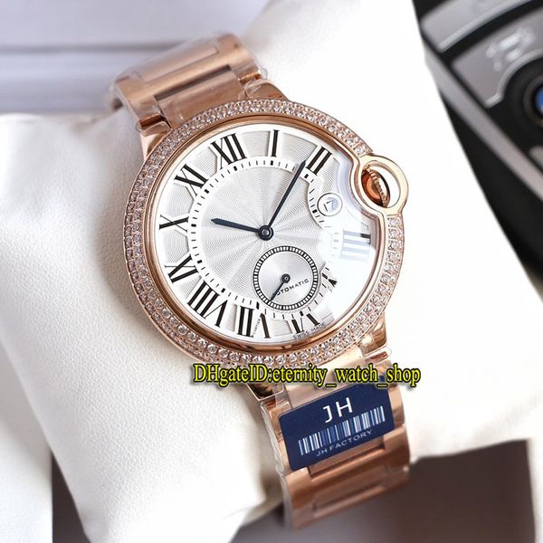 version 42mm we9008z3 white date dial 1847 automatic mechanical mens watch sapphire rose gold diamonds case steel band sport watches, Slivery;brown
version 42mm we9008z3 white date dial 1847 automatic mechanical mens watch sapphire rose gold diamonds case steel band sport watches, Slivery;brown