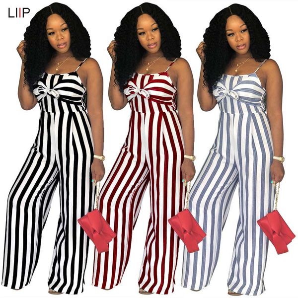 summer 2019 plus size striped spaghetti strap jumpsuit liip body feminino rompers womens long jumpsuits smr8973, Black;white
summer 2019 plus size striped spaghetti strap jumpsuit liip body feminino rompers womens long jumpsuits smr8973, Black;white
