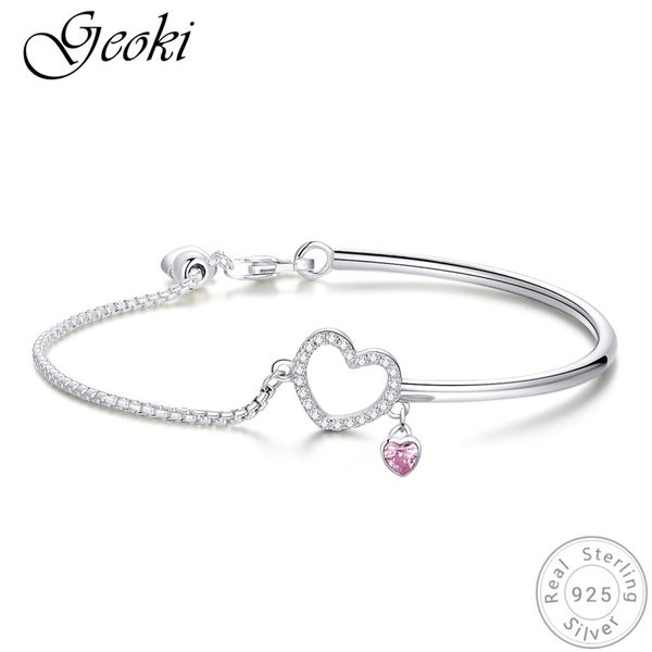 geoki 925 sterling silver pink цирконий сердце -образные braceletbangle оригинал s925 романтическое сердце цепь для женщин, Black
geoki 925 sterling silver pink цирконий сердце -образные braceletbangle оригинал s925 романтическое сердце цепь для женщин, Black