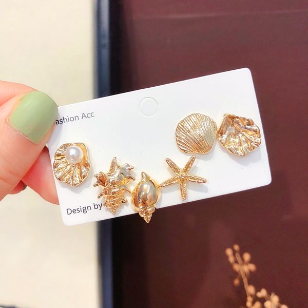 hz marine 2019 6 шт. s925 лето ocean beach shell искусственный жемчуг морская звезда раковины серьги стержня для женщин девушки путешествия, Golden;silver
hz marine 2019 6 шт. s925 лето ocean beach shell искусственный жемчуг морская звезда раковины серьги стержня для женщин девушки путешествия, Golden;silver