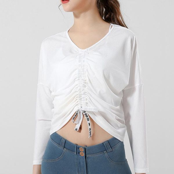 yoga sport blouse gym yoga crop t-shirts women long sleeve sweater workout ladies running athletic fitness sportswear, White;red
yoga sport blouse gym yoga crop t-shirts women long sleeve sweater workout ladies running athletic fitness sportswear, White;red