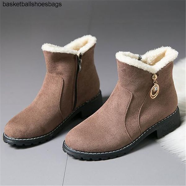 boots fashion women ankle winter zipper comfortable super warm plush snow boots women faux suede round toe booties botas mujer, Black
boots fashion women ankle winter zipper comfortable super warm plush snow boots women faux suede round toe booties botas mujer, Black