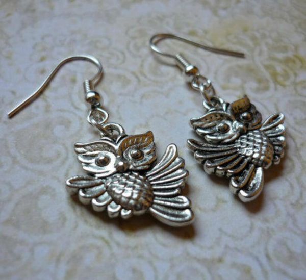 alloy ancient silver double sided owl charm dangle earring fashion creative women jewelry designer earring friend holiday gift
alloy ancient silver double sided owl charm dangle earring fashion creative women jewelry designer earring friend holiday gift