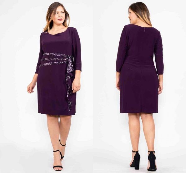 grape simple knee length mother dress 3/4 sleeve sequins sash navy blue mother of the bride dresses women casual wear plus size, Black;red
grape simple knee length mother dress 3/4 sleeve sequins sash navy blue mother of the bride dresses women casual wear plus size, Black;red