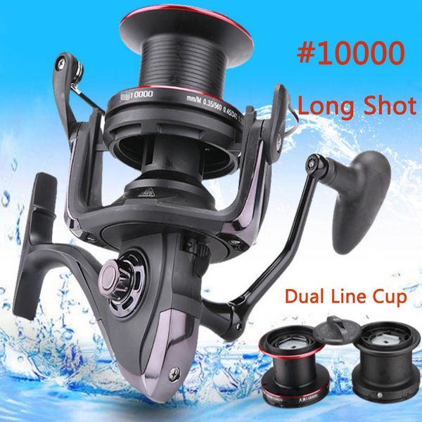 10000# large spinning fishing reel with spare spool saltwater freshwater distance long sbass trout carp pike reels
10000# large spinning fishing reel with spare spool saltwater freshwater distance long sbass trout carp pike reels
