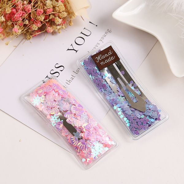 new shell candy pvc transparent geometric hairpin quicksand sequins bb clip edge clip hair accessories, Slivery;white
new shell candy pvc transparent geometric hairpin quicksand sequins bb clip edge clip hair accessories, Slivery;white
