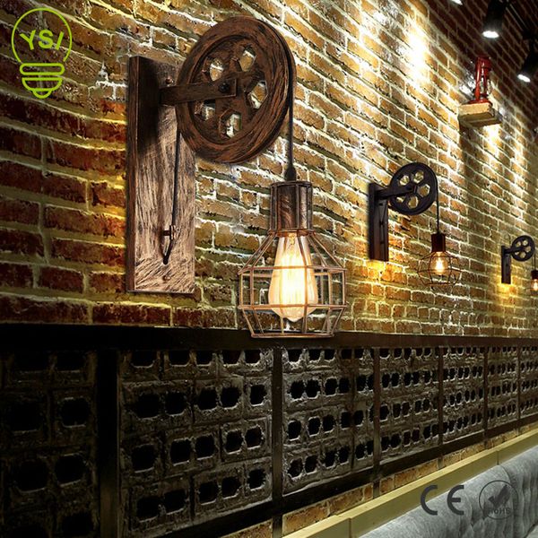 creative retro loft wall lamp adjustable lifting pulley wall light porch aisle corridor cafe bronze sconce light 
creative retro loft wall lamp adjustable lifting pulley wall light porch aisle corridor cafe bronze sconce light