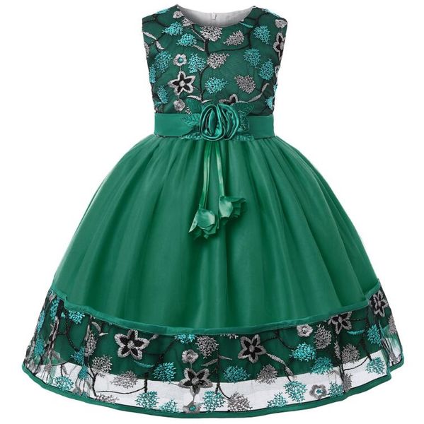 Girls party lace princess dress flower girl mesh tutu skirt European and American embroidered dress
Girls party lace princess dress flower girl mesh tutu skirt European and American embroidered dress