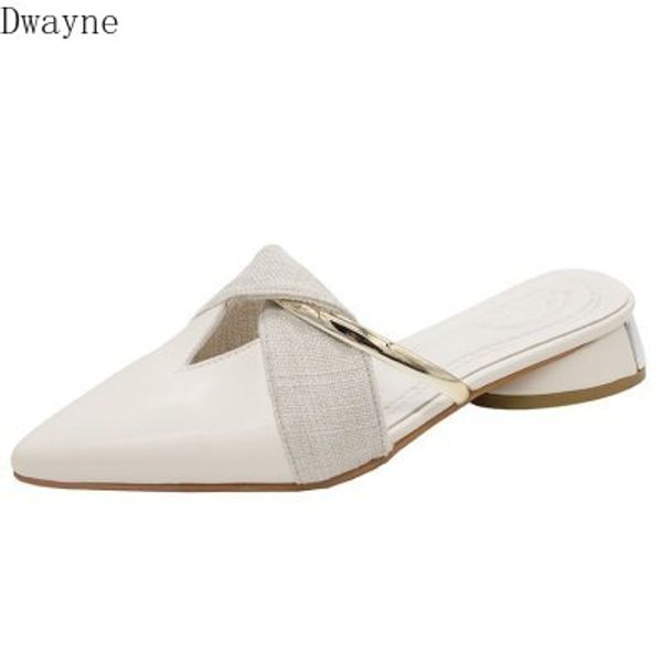 2020 spring and autumn new half slippers female wild mid-heel fashion pointed thick-soled korean sandals tide, Black
2020 spring and autumn new half slippers female wild mid-heel fashion pointed thick-soled korean sandals tide, Black