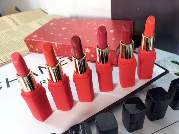 Марка Макияж 6шт / Set Christmas Edition Matte Lipstick Rouge levre Lip Color Gloss Блеск для губ Наборы DHL Беспл
Марка Макияж 6шт / Set Christmas Edition Matte Lipstick Rouge levre Lip Color Gloss Блеск для губ Наборы DHL Беспл