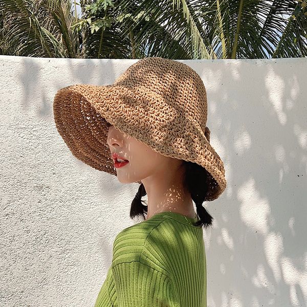 johnature 2020 summer new casual korean vacation sunscreen 7 colors women straw hats all-match knitting bow female hats, Blue;gray
johnature 2020 summer new casual korean vacation sunscreen 7 colors women straw hats all-match knitting bow female hats, Blue;gray