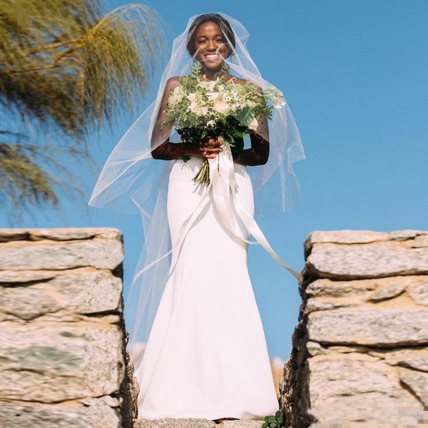 2019 Newest Country Mermaid Wedding Dresses With Strapless Satin Floor Length Wedding Gowns Backless Bridal Gowns Vestido De Novia Cheap
2019 Newest Country Mermaid Wedding Dresses With Strapless Satin Floor Length Wedding Gowns Backless Bridal Gowns Vestido De Novia Cheap