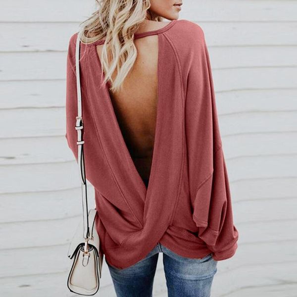 new summer blouse thin shirt women casual clothes sheer solid backless boho clothing long sleeve sweatshirt roupa feminina, White
new summer blouse thin shirt women casual clothes sheer solid backless boho clothing long sleeve sweatshirt roupa feminina, White