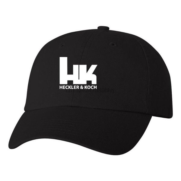 heckler and koch hat ball cap black adjustable cap, Blue;gray 
heckler and koch hat ball cap black adjustable cap, Blue;gray