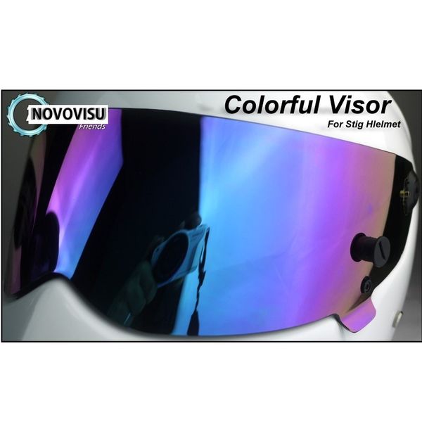 novovisu black / silver / colorful visor lens of the stig helmet | decelerating visor helmet shield
novovisu black / silver / colorful visor lens of the stig helmet | decelerating visor helmet shield