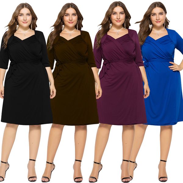 xl women fashion pleated casual wild dress purple black royal blue brown fp11331, Black;gray
xl women fashion pleated casual wild dress purple black royal blue brown fp11331, Black;gray