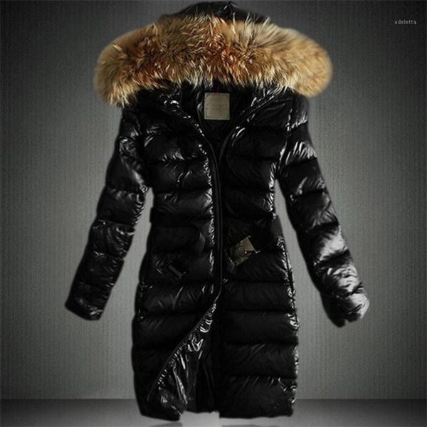 european station winter new large fur collar hooded women's jacket cotton padded coat fashion long down cotton coat black s-3xl1
european station winter new large fur collar hooded women's jacket cotton padded coat fashion long down cotton coat black s-3xl1