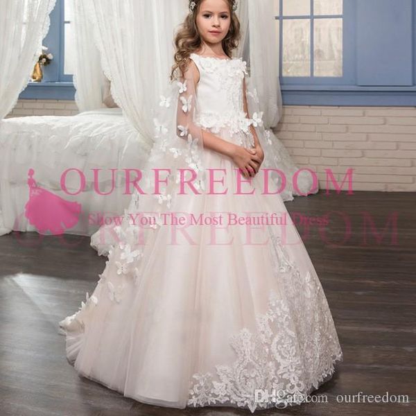 2019 lovely blush pink flower girls dresses with wrap jewel neck white lace appliques puffy tulle first communion dresses for garden wedding, White;blue
2019 lovely blush pink flower girls dresses with wrap jewel neck white lace appliques puffy tulle first communion dresses for garden wedding, White;blue