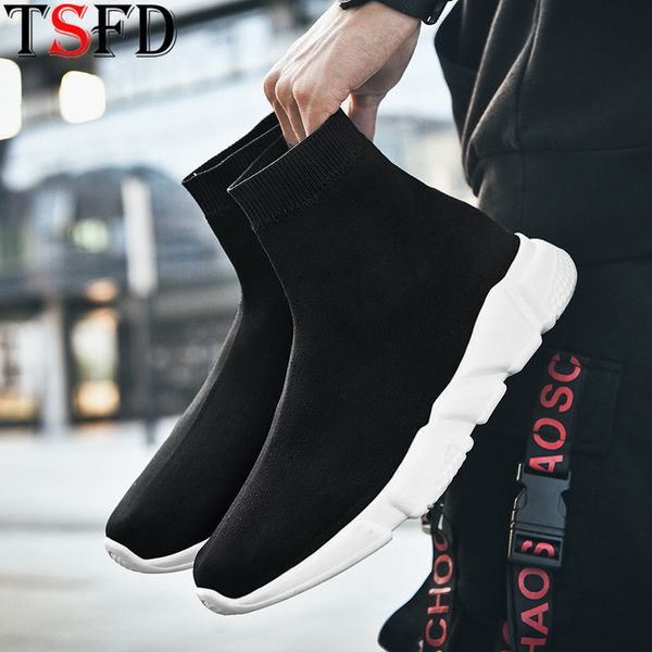sock shoes for men big size casual men's sneakers high men's shoes summer walking shoe slip-on flat shoe chaussure homme s10, Black
sock shoes for men big size casual men's sneakers high men's shoes summer walking shoe slip-on flat shoe chaussure homme s10, Black