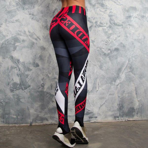 women print yoga leggings slim tight compression pants for gym sports ser88, White;red
women print yoga leggings slim tight compression pants for gym sports ser88, White;red