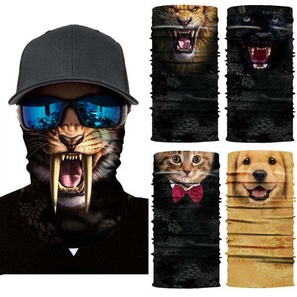 3d animal seamless magic scarf multifunctional bandana neck warmer women men fishing bicycle cycling headband balaclava, Black
3d animal seamless magic scarf multifunctional bandana neck warmer women men fishing bicycle cycling headband balaclava, Black