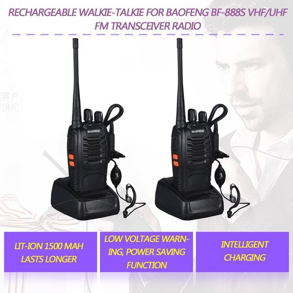 2 pcs baofeng bf-888s walkie talkie 5w two-way radio portable cb radio uhf 400-520mhz comunicador transmitter transceiver
2 pcs baofeng bf-888s walkie talkie 5w two-way radio portable cb radio uhf 400-520mhz comunicador transmitter transceiver