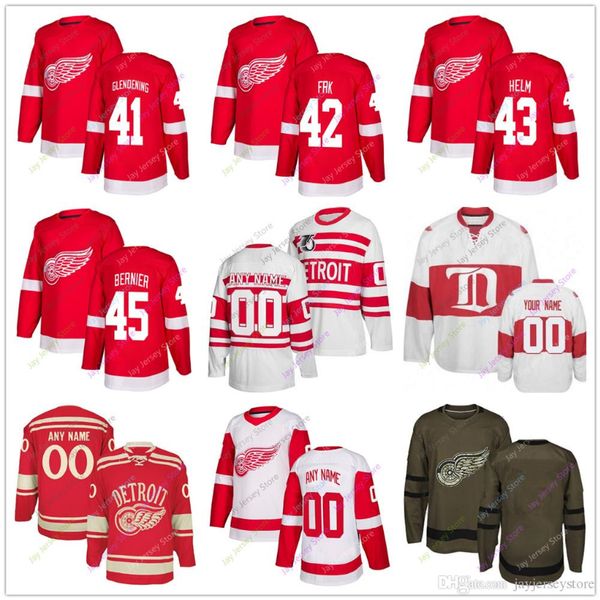 Luke Glendening Martin Frk Darren Helm Jonathan Bernier Jersey Winter Classic Detroit Red Wings Salute to Service Men Women Youth Kid Cheap
Luke Glendening Martin Frk Darren Helm Jonathan Bernier Jersey Winter Classic Detroit Red Wings Salute to Service Men Women Youth Kid Cheap