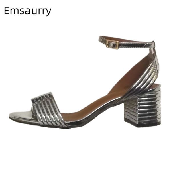 chunky med heel sandals women silver leather one strap party shoes slim shallow narrow buckle sandalias summer concise sandals, Black
chunky med heel sandals women silver leather one strap party shoes slim shallow narrow buckle sandalias summer concise sandals, Black