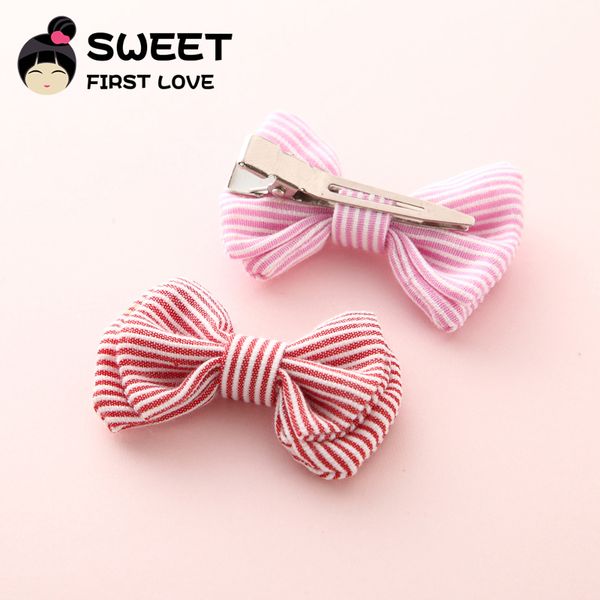 new handmade mini hair clips sweet kids headbands soft stripped bow hairpins small hair bow barrette accessories for girls, Slivery;white
new handmade mini hair clips sweet kids headbands soft stripped bow hairpins small hair bow barrette accessories for girls, Slivery;white