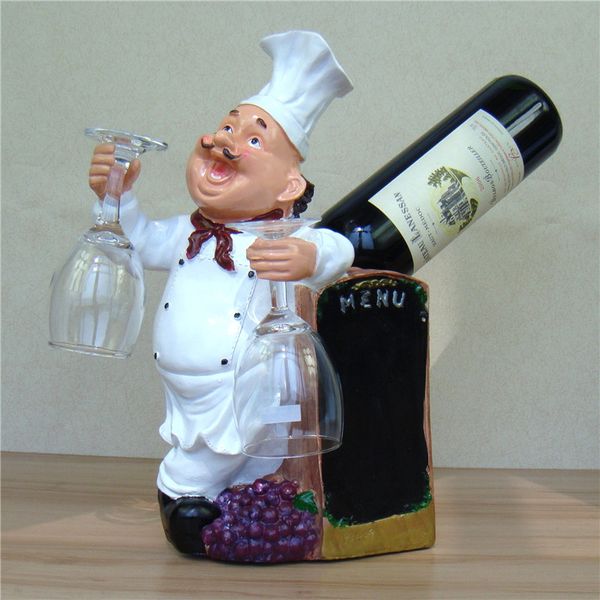 cute chef wine holder decorative resin cook statue goblet hanger drinkware wine bottle rack barware ornament craft accessories
cute chef wine holder decorative resin cook statue goblet hanger drinkware wine bottle rack barware ornament craft accessories