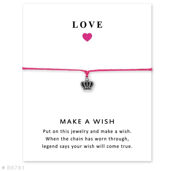 handmade rope crown bless charm bracelets for women men friendship statement wish jewelry gift with card, Golden;silver
handmade rope crown bless charm bracelets for women men friendship statement wish jewelry gift with card, Golden;silver