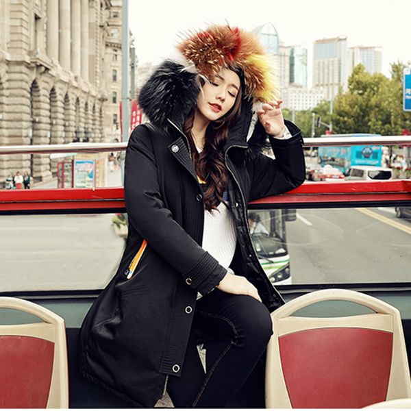 middle-aged winter women down jacket 2018 new fashion large size warm hooded fur collar women's down jacket nuw305, Black
middle-aged winter women down jacket 2018 new fashion large size warm hooded fur collar women's down jacket nuw305, Black