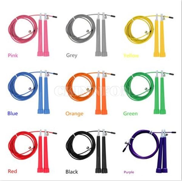 100pcs/lot racing high speed aerobic steel wire skipping rope length adjustable jump skip rope fitness equipment
100pcs/lot racing high speed aerobic steel wire skipping rope length adjustable jump skip rope fitness equipment