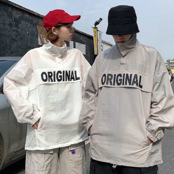 2019 new spring and summer fashion trend korean version of the couple casual long-sleeved sun protection clothing streetwear, Black;brown
2019 new spring and summer fashion trend korean version of the couple casual long-sleeved sun protection clothing streetwear, Black;brown