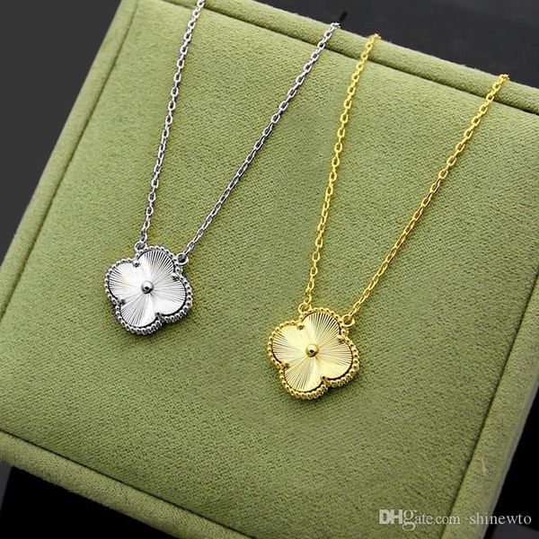 новые прибытия моды lady 316l титан стал одной мотивы grain golden four leaf цветов 18k покрытие золото ожерелье 2 цвета, Silver
новые прибытия моды lady 316l титан стал одной мотивы grain golden four leaf цветов 18k покрытие золото ожерелье 2 цвета, Silver