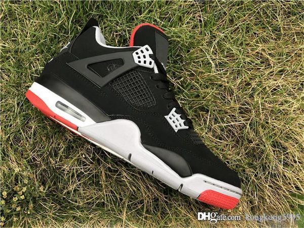 Wholesale Authentic Air OG 4 Bred Men Basketball Shoes Sports Sneakers Black Cement Grey Fire Red 308497-060 With Original box
Wholesale Authentic Air OG 4 Bred Men Basketball Shoes Sports Sneakers Black Cement Grey Fire Red 308497-060 With Original box