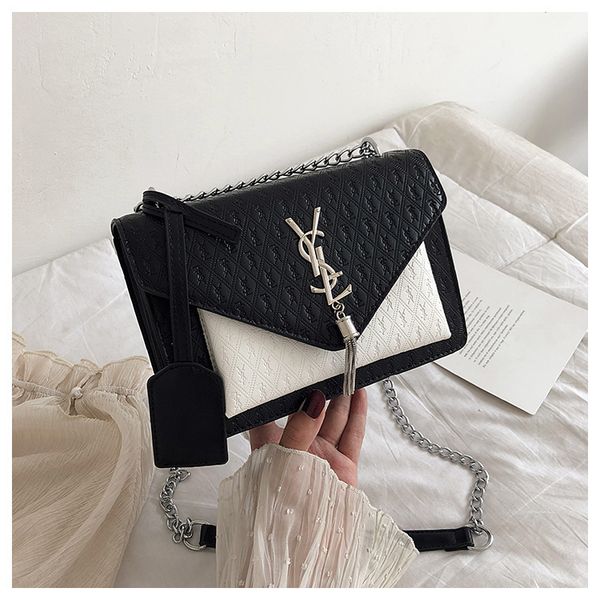 red net bag female triangle lid small square package tide korean fashion tassel shoulder bag diagonal package of letters 2019 summer, Black
red net bag female triangle lid small square package tide korean fashion tassel shoulder bag diagonal package of letters 2019 summer, Black