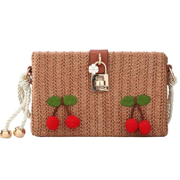 summer straw beach messenger bag new girls chain shoulder cherry handbags bag lock fashion ladies messenger
summer straw beach messenger bag new girls chain shoulder cherry handbags bag lock fashion ladies messenger