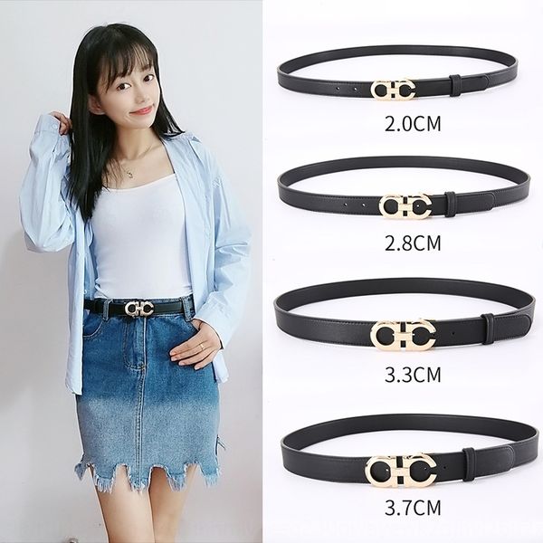 women's ins style all-match leather thin and jeans belt decorative jeans belt men's fashion, Black;brown
women's ins style all-match leather thin and jeans belt decorative jeans belt men's fashion, Black;brown