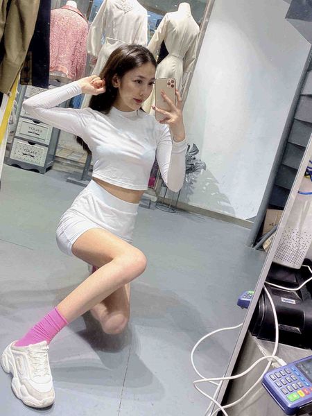 new arrival womens designer two piece dress long sleeve shirts above knee dress n brand k luxury fashion womens cloth, White
new arrival womens designer two piece dress long sleeve shirts above knee dress n brand k luxury fashion womens cloth, White