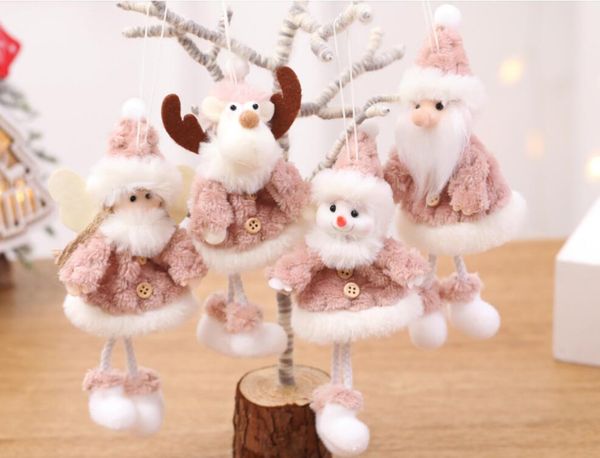 christmas tree decoration pendant santa clause snowman plush doll elk reindeer hanging ornaments xmas home decor 
christmas tree decoration pendant santa clause snowman plush doll elk reindeer hanging ornaments xmas home decor
