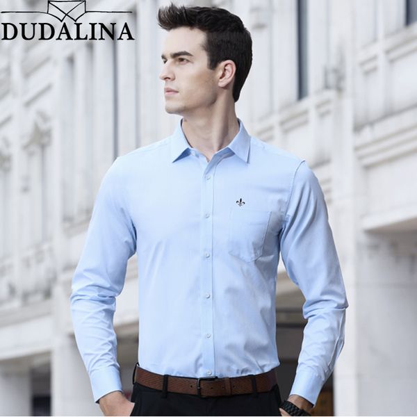 dudalina shirt male solid shirt brand clothing pocket mens long sleeve plus size slim fit casual men clothes 9xl, White;black
dudalina shirt male solid shirt brand clothing pocket mens long sleeve plus size slim fit casual men clothes 9xl, White;black