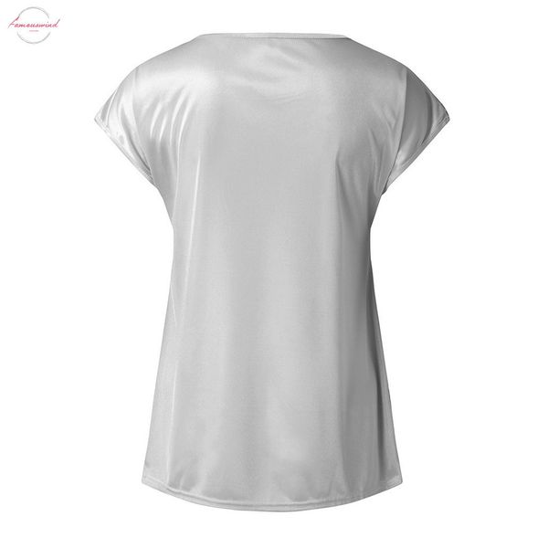 women summer casual tee colors sequin club fashion short sleeve round neck pullover t shirt loose woman clothing, White
women summer casual tee colors sequin club fashion short sleeve round neck pullover t shirt loose woman clothing, White