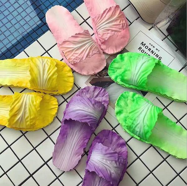 summer and autumn new creative cabbage net red slippers women wear fashion home non-slip couple shoes in home bathroom, Black
summer and autumn new creative cabbage net red slippers women wear fashion home non-slip couple shoes in home bathroom, Black