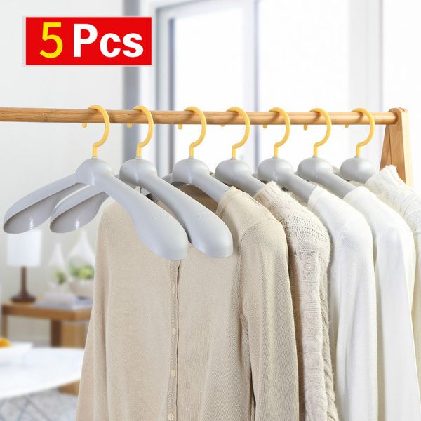 5pcs nordic minimalist seamless hanger clothes supporter household wide shoulder plastic non-slip clothes shelf hook drying rack
5pcs nordic minimalist seamless hanger clothes supporter household wide shoulder plastic non-slip clothes shelf hook drying rack