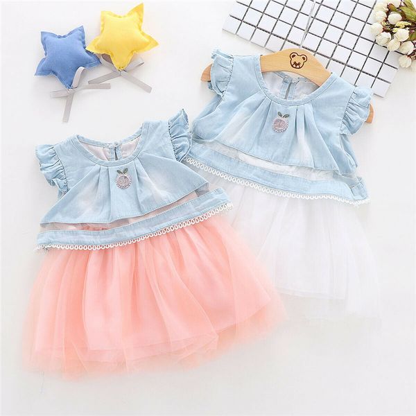 casual summer kids baby girls sundress ruffles denim tulle patchwork princess dress baby girl sleeveless ,lace tutu dress 3m-4y, Red;yellow
casual summer kids baby girls sundress ruffles denim tulle patchwork princess dress baby girl sleeveless ,lace tutu dress 3m-4y, Red;yellow